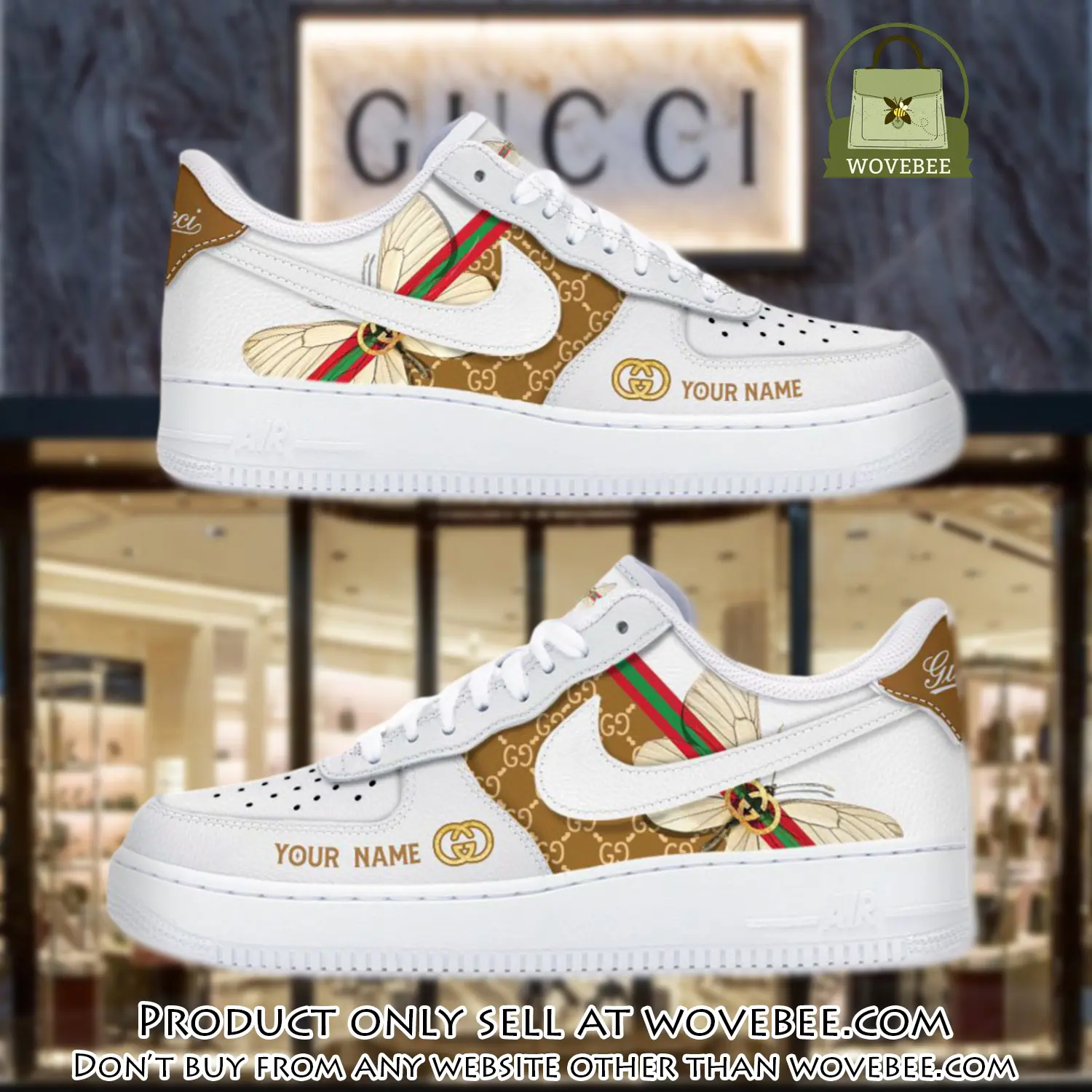 Personalized gucci luxury air force 1 sneakers limited af1 shoes oaf1013 wvb4312903